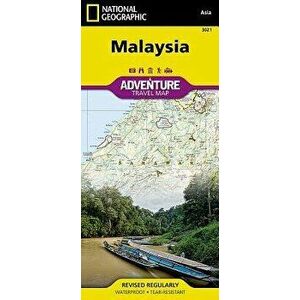 Malaysia Adventure Travel Map - National Geographic Maps - Adventure imagine