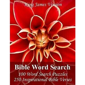 King James Bible Word Search: 100 Word Search Puzzles with 250 Inspirational Bible Verses in Jumbo Print, Paperback - Puzzlefast imagine