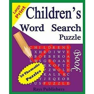 Children's Word Search Puzzle Book, Paperback - Rays Publishers imagine