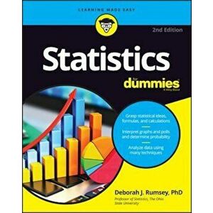 Statistics for Dummies, Paperback - Deborah J. Rumsey imagine