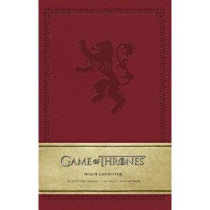Game of Thrones: House Lannister Ruled Pocket Journal, Hardcover - Insight Editions imagine