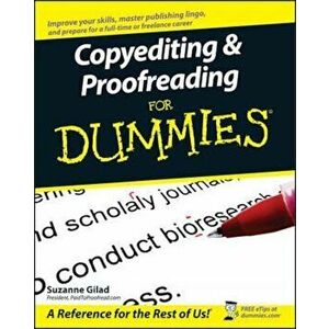 Copyediting & Proofreading for Dummies, Paperback - Suzanne Gilad imagine