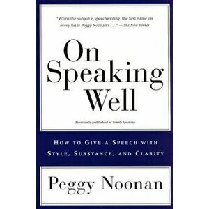 On Speaking Well, Paperback imagine