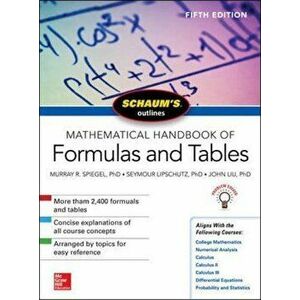 Schaum's Outline of Mathematical Handbook of Formulas and Tables, Paperback - Seymour Lipschutz imagine