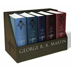 George R. R. Martin's a Game of Thrones Leather-Cloth Boxed Set (Song of Ice and Fire Series): A Game of Thrones, a Clash of Kings, a Storm of Swords, imagine