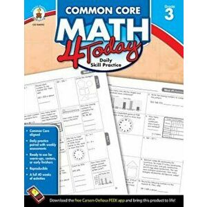 Common Core Math 4 Today, Grade 3: Daily Skill Practice, Paperback - Erin McCarthy imagine