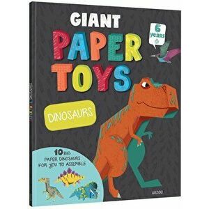 Giant Paper Toys Dinosaurs, Hardcover - Jonas Le Saint imagine