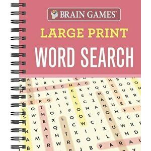 Brain Games Large Print Word Search, Paperback imagine