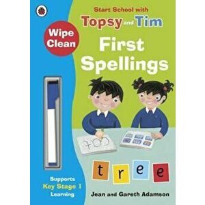 Wipe-Clean First Spellings: Start School with Topsy and Tim, Paperback - Jean Adamson imagine