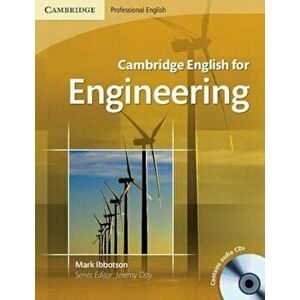 Cambridge English for Engineering Student's Book with Audio, Paperback - Mark Ibbotson imagine