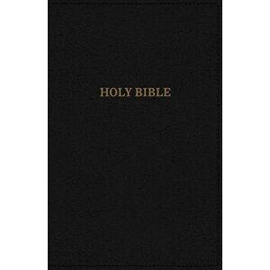 KJV, Deluxe Reference Bible, Super Giant Print, Imitation Leather, Black, Indexed, Red Letter Edition, Hardcover - Thomas Nelson imagine