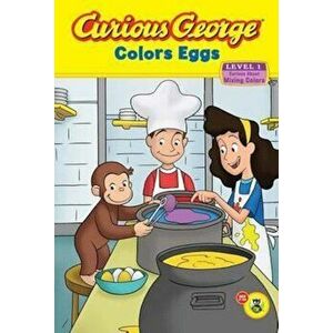 Curious George Colors Eggs, Paperback - H. A. Rey imagine