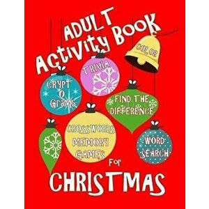 Adult Activity Book Christmas Activity Book for Adults: Large Print Christmas Word Search Cryptograms Crosswords Trivia Quiz and More, Paperback - Cre imagine