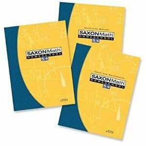 Saxon Math 5/4 Homeschool Kit, Paperback - Saxon Publishers imagine