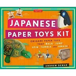 Japanese Paper Toys Kit, Paperback - Andrew Dewar imagine
