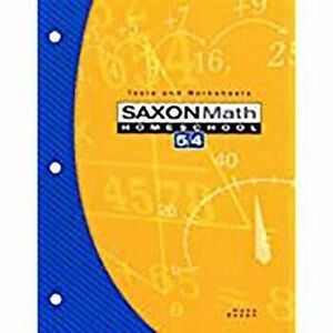 Saxon Math Homeschool 5/4: Tests and Worksheets, Paperback - Saxon Publishers imagine