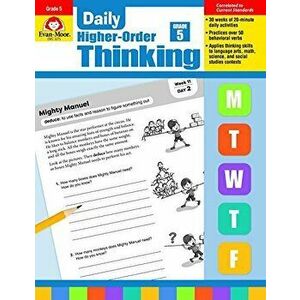 Daily Higher-Order Thinking, Grade 5, Paperback - Evan-Moor Educational Publishers imagine