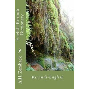 English-Kirundi Dictionary, Paperback - A. H. Zemback imagine