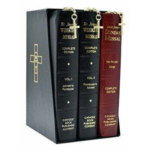 St Joseph Missal Gift Set of 3 (Zipper) - Catholic Book Publishing Co imagine