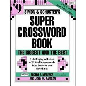 Simon & Schuster's Super Crossword Book, Paperback - John M. Samson imagine