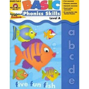 Basic Phonics Skills: Level A, Paperback - Evan-Moor Educational Publishers imagine
