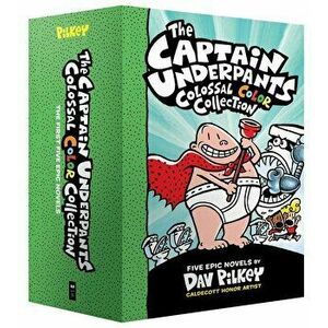 The Captain Underpants Colossal Color Collection (Captain Underpants #1-5 Boxed Set), Hardcover - Dav Pilkey imagine