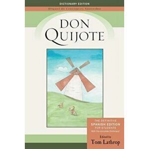 Don Quijote: Spanish Edition and Don Quijote Dictionary for Students, Paperback - Miguel De Cervantes Saavedra imagine
