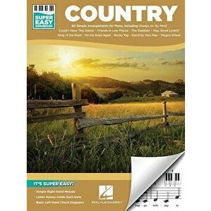 Country - Super Easy Songbook, Paperback - Hal Leonard Corp imagine