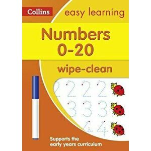Numbers 0-20: Wipe-Clean Activity Book, Paperback - HarperCollins UK imagine
