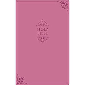 NIV, Value Thinline Bible, Large Print, Imitation Leather, Pink, Hardcover - Zondervan imagine