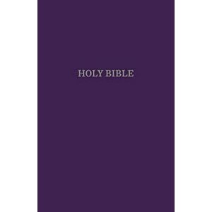 KJV, Gift and Award Bible, Imitation Leather, Purple, Red Letter Edition, Paperback - Thomas Nelson imagine