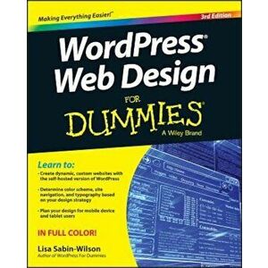 Wordpress Web Design for Dummies, Paperback - Lisa Sabin-Wilson imagine