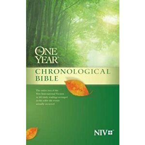 One Year Chronological Bible-NIV, Paperback - Tyndale imagine