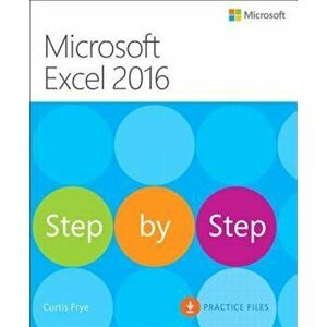 Microsoft Excel 2016 Step by Step, Paperback imagine