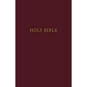 KJV, Pew Bible, Large Print, Hardcover, Burgundy, Red Letter Edition, Hardcover - Thomas Nelson imagine