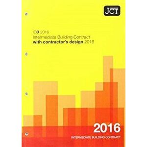 JCT: Intermediate Building Contract with Contractor's Design 2016 (ICD), Paperback - *** imagine