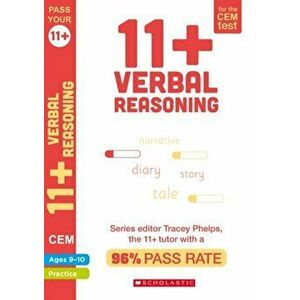 11+ Verbal Reasoning Practice and Assessment for the CEM Test Ages 09-10, Paperback - Tracey Phelps imagine