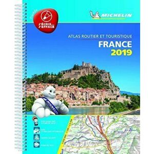 France 2019 -Tourist & Motoring Atlas A4 Laminated Spiral - *** imagine