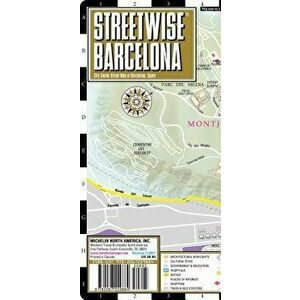 Streetwise Barcelona Map - Laminated City Center Street Map of Barcelona, Spain - Michelin imagine