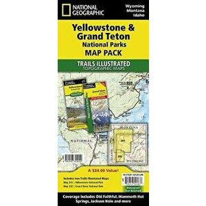 Yellowstone and Grand Teton National Parks 'map Pack Bundle' - National Geographic Maps - Trails Illust imagine