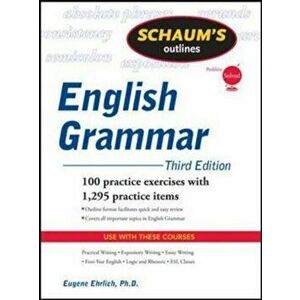 Schaum's Outline of English Grammar, Paperback (3rd Ed.) - Eugene Ehrlich imagine