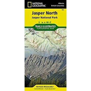 Jasper North 'jasper National Park' - National Geographic Maps - Trails Illust imagine