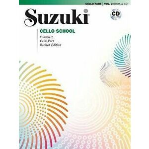 Suzuki Cello School, Vol 2: Cello Part, Book & CD, Paperback - Tsuyoshi Tsutsumi imagine