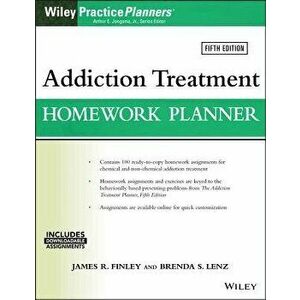Addiction Treatment Homework Planner, Paperback (5th Ed.) - James R. Finley imagine