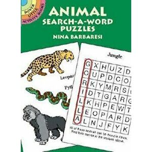 Animal Search-A-Word Puzzles, Paperback imagine