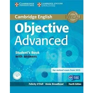 Objective Advanced Student's Book with Answers 'With CDROM', Hardcover (4th Ed.) - Felicity O'Dell imagine