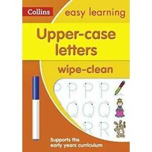 Upper Case Letters: Wipe-Clean Activity Book, Paperback - HarperCollins UK imagine