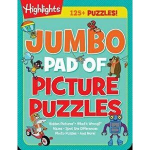 Jumbo Pad of Picture Puzzles, Paperback - Highlights imagine