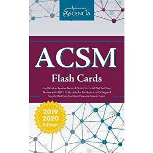 ACSM Certification Review Book of Flash Cards: ACSM Test Prep Review with 300+ Flashcards for the American College of Sports Medicine Certified Person imagine