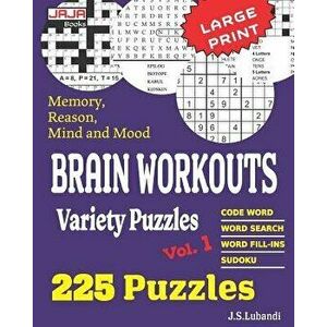 Brain Workouts Variety Puzzles, Paperback - J. S. Lubandi imagine